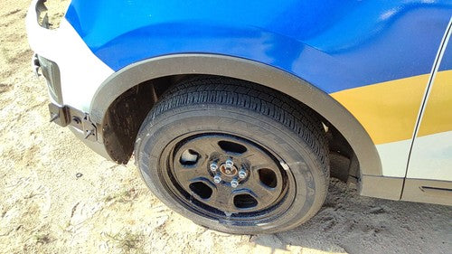16-19 Explorer Police Interceptor Driver Left Front Wheel Flare Moulding Fender