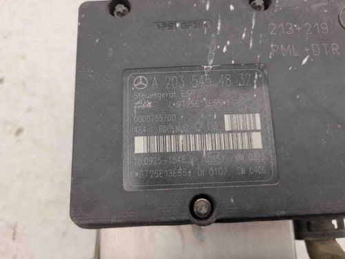 2003-2007 Mecedes C Class Complete Anti Lock Brake Pump Unit Abs Module Assembly