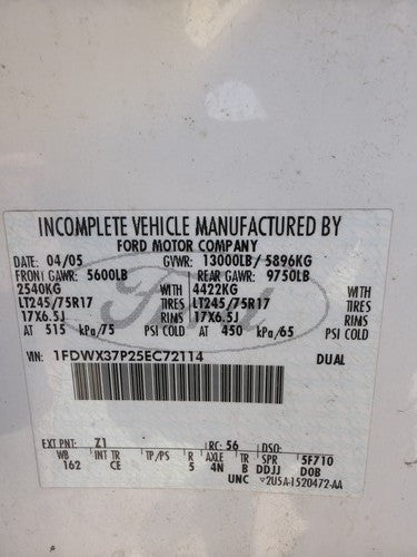 2003-2007 Ford F350 Driver Left Valve Cover Oem 6.0L 4C3Z6582Ba