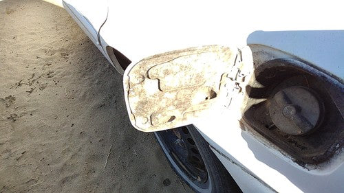 1997-2005 Buick Century Fuel Tank Door With Hinge Gas Lid Oem Filler White