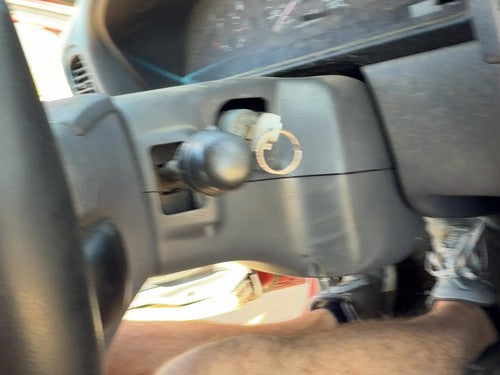 1993-1995 Nissan Pathfinder Steering Column Assembly OEM Gray Floor Shift