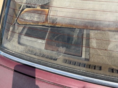 1985-1988 Nissan Maxima Sedan Driver Left Rear Speaker Grill Cover Panel OEM