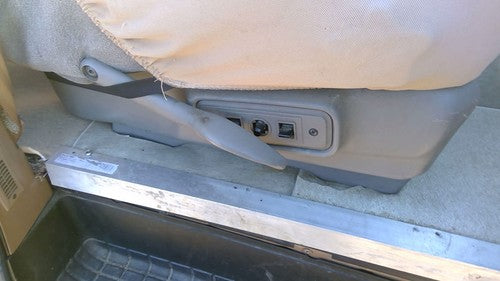 92-95 Chevy Astro Passenger Right Side Power Seat Switch With Trim Panel Oem Tan