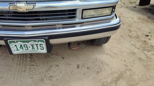 1988-2000 Silverado 2500 Front Bumper Assembly With Brackets Oem 15574111