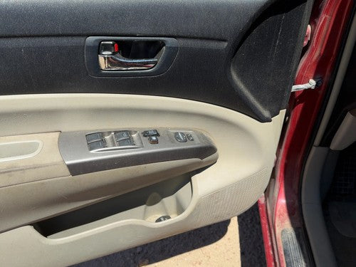 06-09 Prius Driver Left Front Door Trim Panel With Master Switch Black Cloth Bis