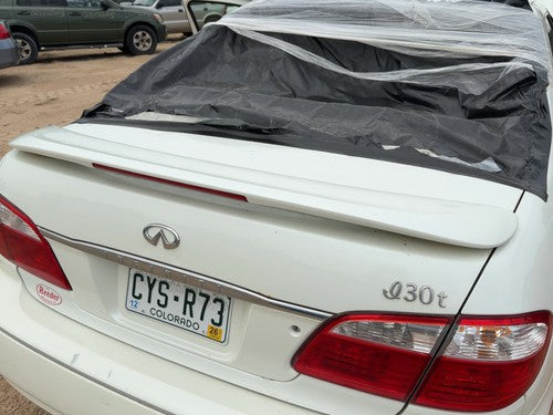 2000-2001 Infiniti I30 Rear Spoiler Back Wing Oem White 960303Y125