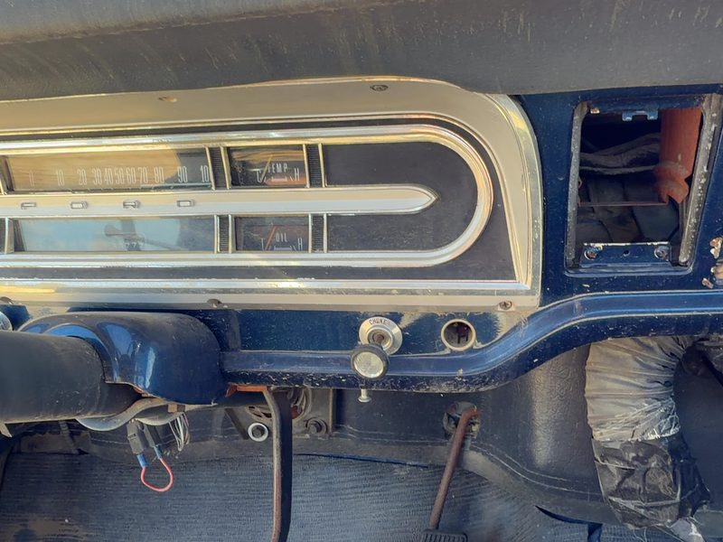 1968 Ford Pickup F250 Series Dash Panel