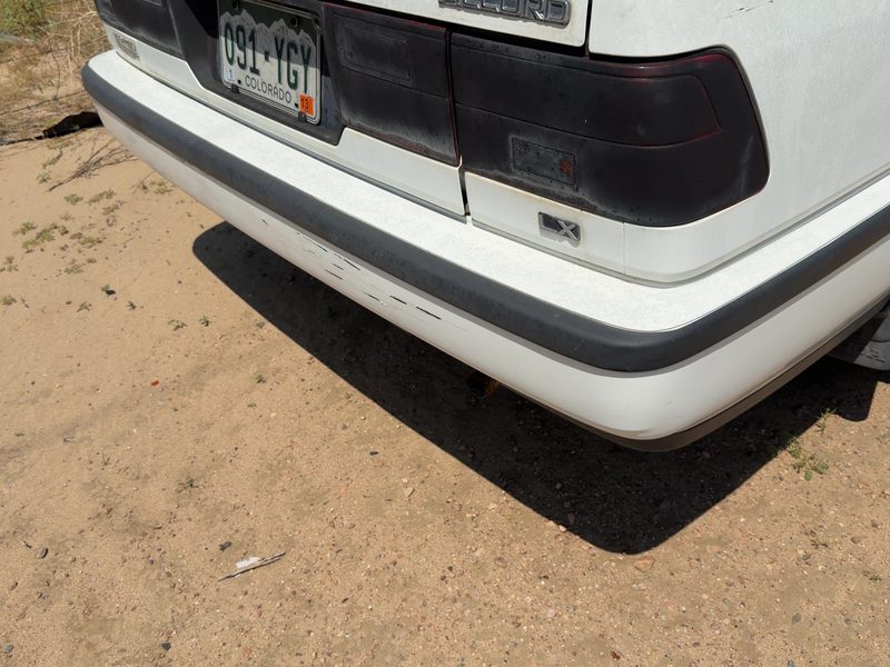 1988-1989 Honda Accord Rear Bumper Assembly