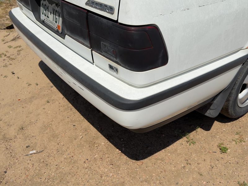 1988-1989 Honda Accord Rear Bumper Assembly