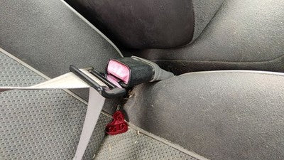 1999 Mazda B2500 Passenger Right Front Seat Belt Buckle Receiver Oem Gray V2