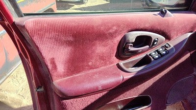 1995 Chevy Lumina Driver Left Front Door Trim Panel With Master Switch Red