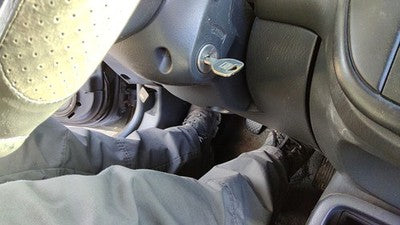 1996-1998 Honda Civic Lower Dash Under Column Knee Bolster Trim Panel Coupe Gray