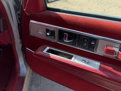 1986 Olds 88 Passenger Right Front Door Trim Panel With Switches Red