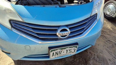 2014-2016 Nissan Versa Note Front Center Grille Assembly Oem Blue Rbe 623103Vy0a