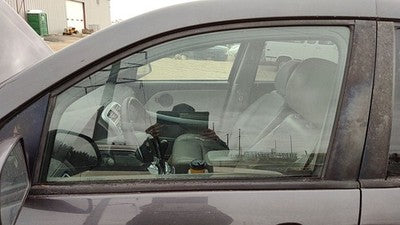2005-2009 Chevy Equinox Driver Left Front Side Window Door Glass Oem 15849530
