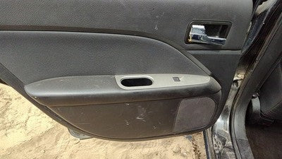 10-11 Ford Fusion Driver Left Rear Door Trim Panel With Switches Back Black Dw