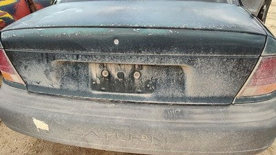 96-98 Saturn Sl1 License Plate Trim Surround Panel Oem Tail Trunk Finish Green