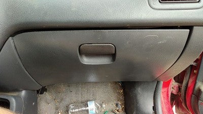 1996-2000 Civic Hx Coupe Glove Box Assembly Complete Door With Latch Oem Gray