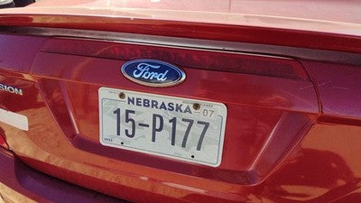2010 Ford Fusion License Plate Trim Surround Panel Oem Tail Trunk Finish Red U6