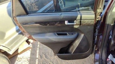 14-15 Kia Sorento Driver Left Rear Door Trim Panel With Switches Back Va Black