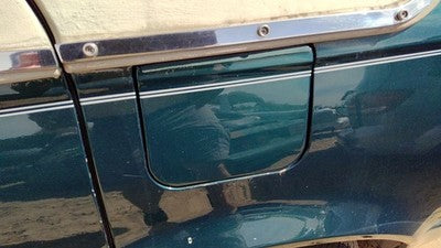 1998-2004 Cadillac Seville Fuel Tank Door With Hinge Gas Lid Oem Filler Green