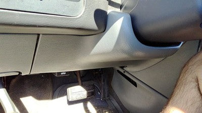 05-07 Caravan Lower Dash Under Column Knee Bolster Trim Panel Oem Slate Gray D5
