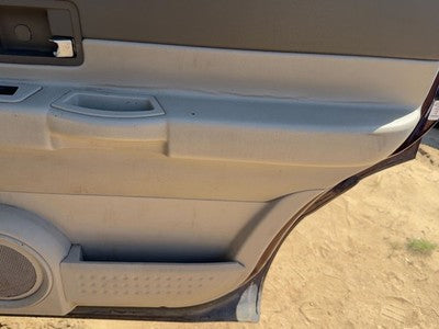 04-05 Durango Passenger Right Rear Door Trim Panel With Switches Back Gray Hjj1