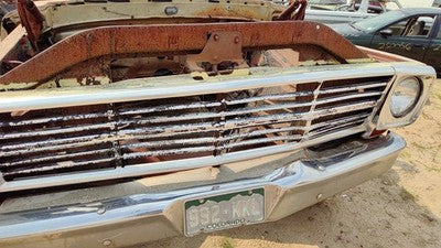 1967-1969 Ford F100 Front Grille Oem Chrome Bent C8tz8200e