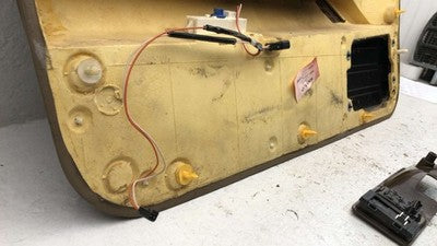 92 Buick Park Ave Ultra Passenger Right Front Door Trim Panel With Switches Tan
