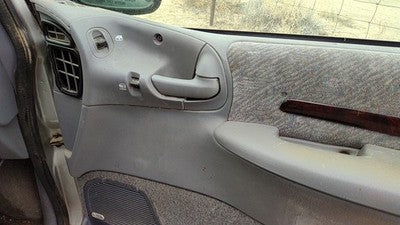 98-00 Town & Country Passenger Right Front Door Trim Panel With Switches Gray