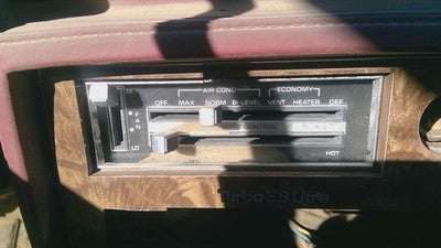1978 Buick Regal Temperature Control Module In Dash Heater Ac Head Unit Oem