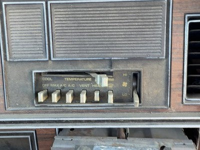 1978-1981 Dodge D150 Temperature Control Module In Dash Heater Ac Head Unit Oem