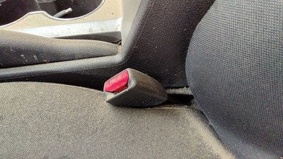 06-11 Ford Fusion Driver Left Front Seat Belt Buckle Receiver Dw Charcoal Black