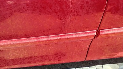 1999-2004 Ford F150 Driver Left Front Moulding From Door Oem Trim Strip Red E4