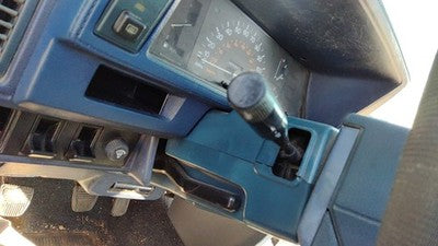 1985-1986 Toyota Camry Steering Column Trim Surround Collar Plastic Housing Blue