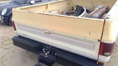 1973-1980 Chevy C10 K10 Tailgate Finish Panel Tail Gate Trim Chrome Oem 00345806