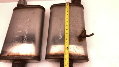 2006-2008 Buick Lucerne Magnaflow Muffler Pair Stainless With Dual Tips 2.5In