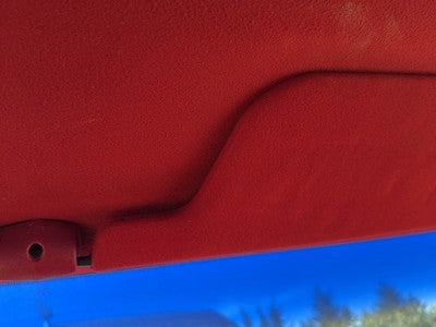 1986 Olds 88 Passenger Right Sun Visor Oem Red