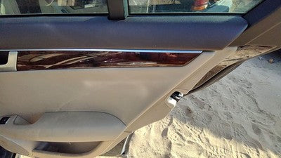 12-13 C300 Passenger Right Rear Door Trim Panel With Switches Back Beige 125