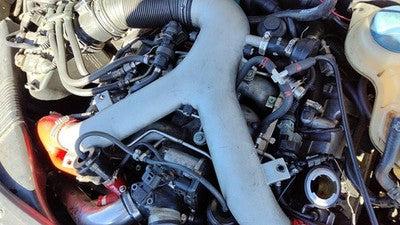 2002 Audi A6 Complete Set Of Intercooler Tubes Oem With Y Pipe Turbo 2.7L