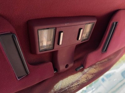 1987 Buick Park Ave Center Overhead Console Oem Dome Light Map Lamp Cubby Red