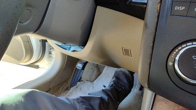 2007-2009 Nissan Altima Lower Dash Under Column Knee Bolster Trim Panel Blond C