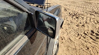 93-95 Nissan Pathfinder Passenger Right Power Side Mirror Door Mounted Oem Black