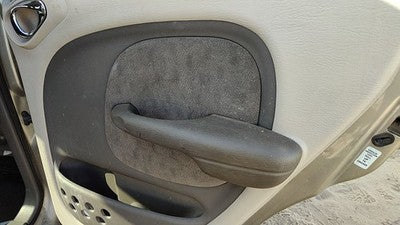 01-02 Pt Cruiser Passenger Right Rear Door Trim Panel With Switches Back Taupe