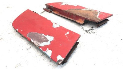70-73 Nissan Datsun 240Z Driver Passenger Access Cover For Hood Engine Area Red