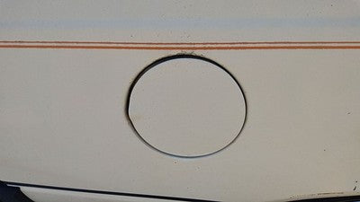 1984 Ford Tempo Fuel Tank Door With Hinge Gas Lid Oem Filler Tan