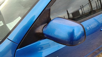 2004-2006 Mazda 3 Driver Left Side Mirror Door Mounted Oem 27B Winning Blue