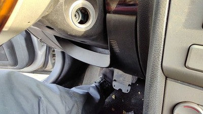 2007-2009 Lincoln Mkz Lower Dash Under Column Knee Bolster Trim Panel Black Mw