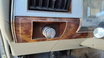85 Grand Marquis Mercury Headlight Switch Control Knob Buttons Dash