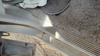 1985 Mercury Grand Marquis Driver Left Front Lower Sill Step Kick Trim Gray Oem